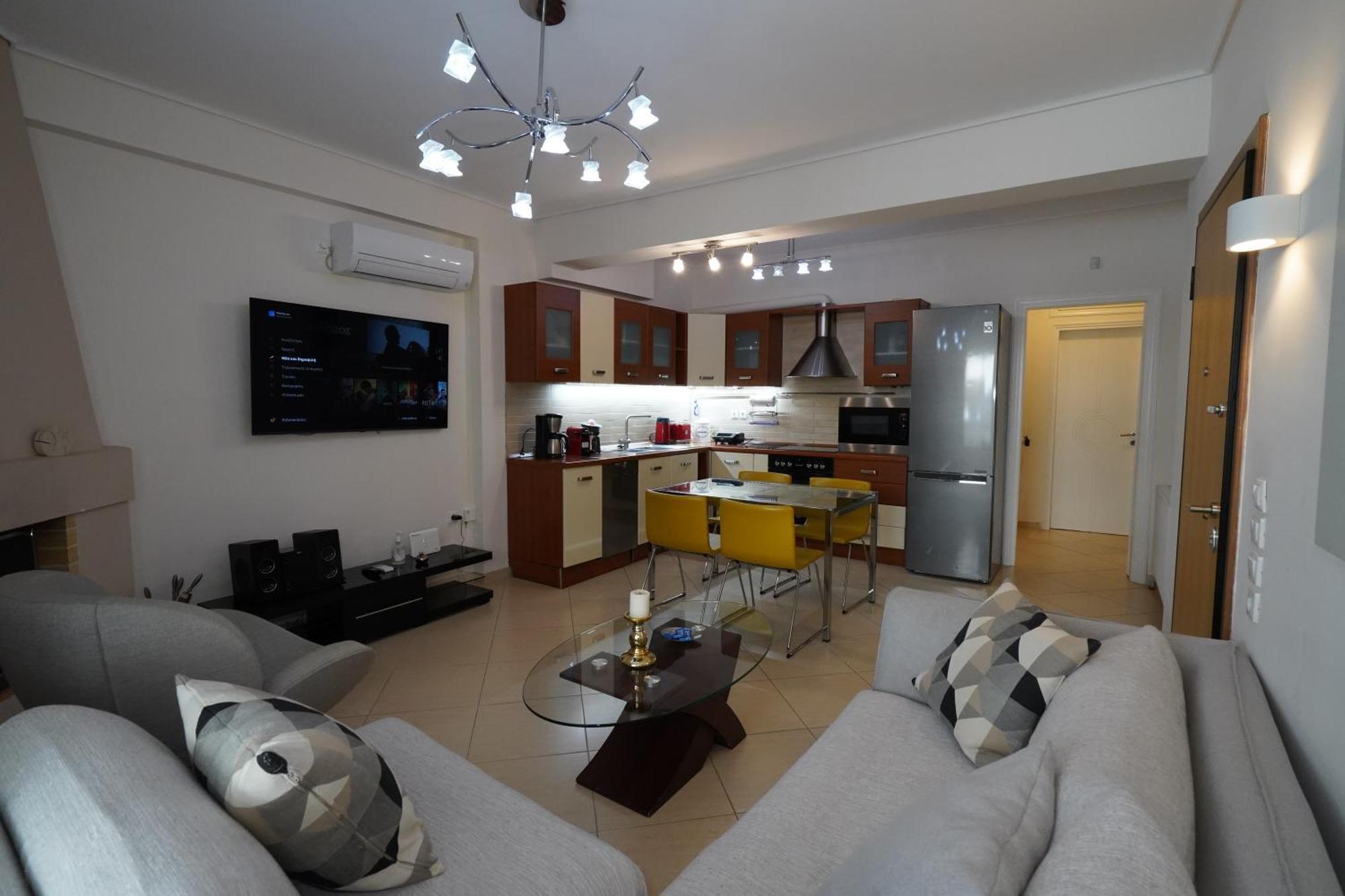 Garden Apartment Next To The Mall -Private Parking Atény Exteriér fotografie