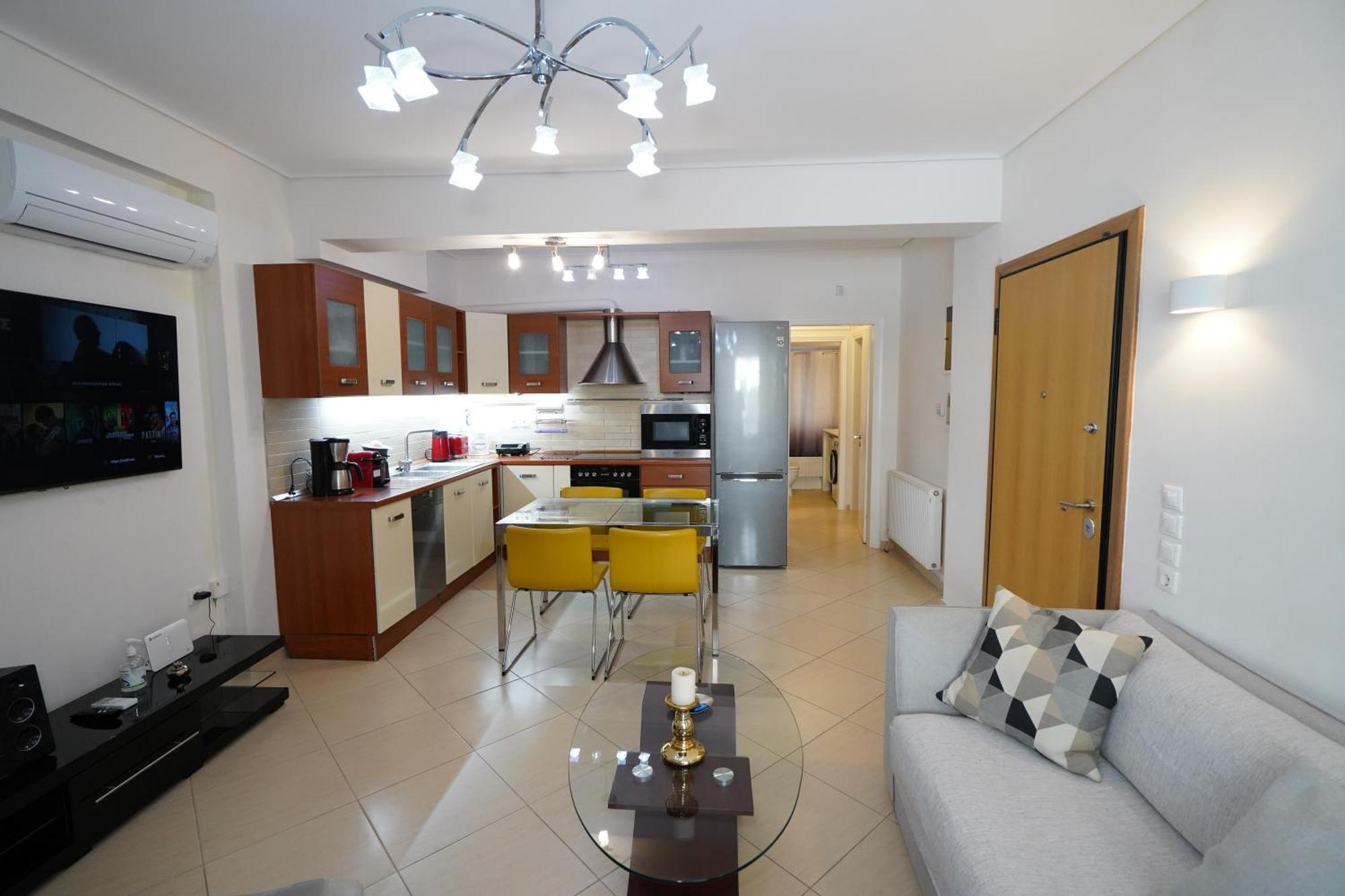 Garden Apartment Next To The Mall -Private Parking Atény Exteriér fotografie